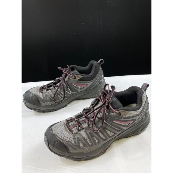 Salomon XCrest Energy Cell Womens gray and pink hiking Sneakers Size 8 SKU 7300 - Picture 2 of 7